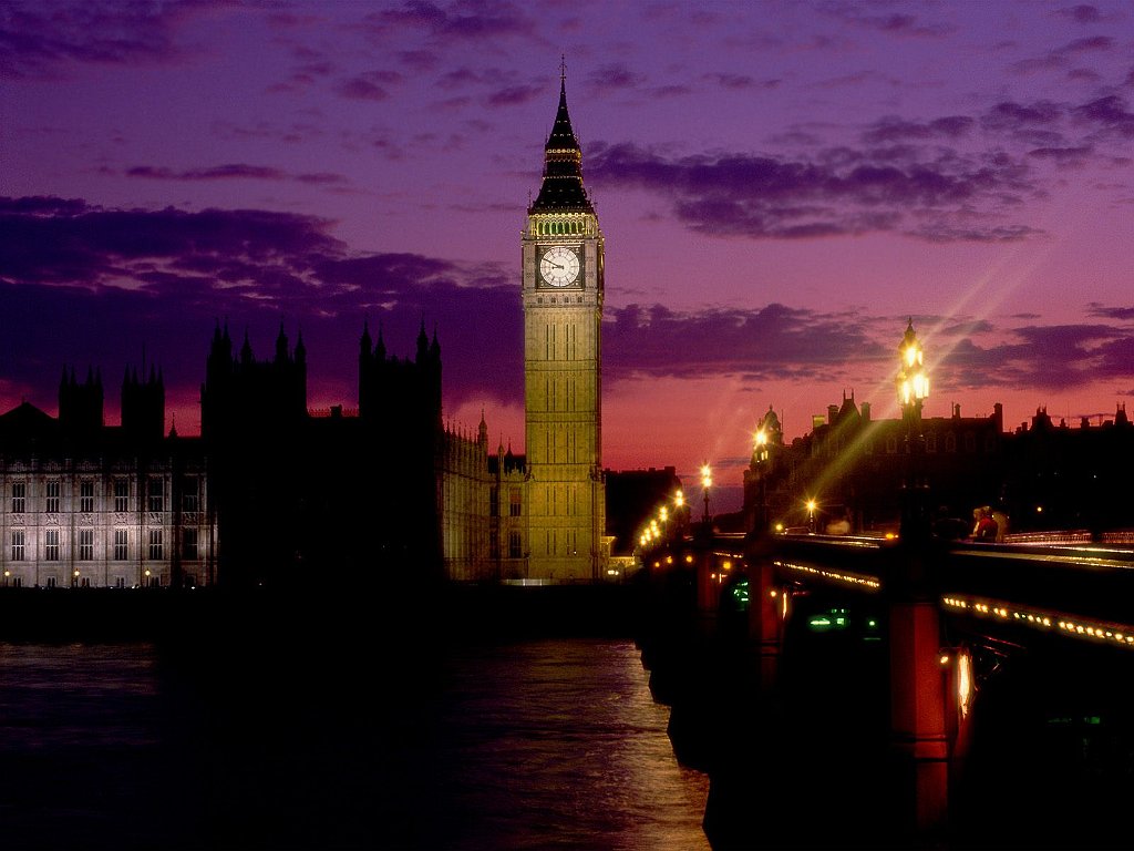 Big Ben at Dusk, London, England